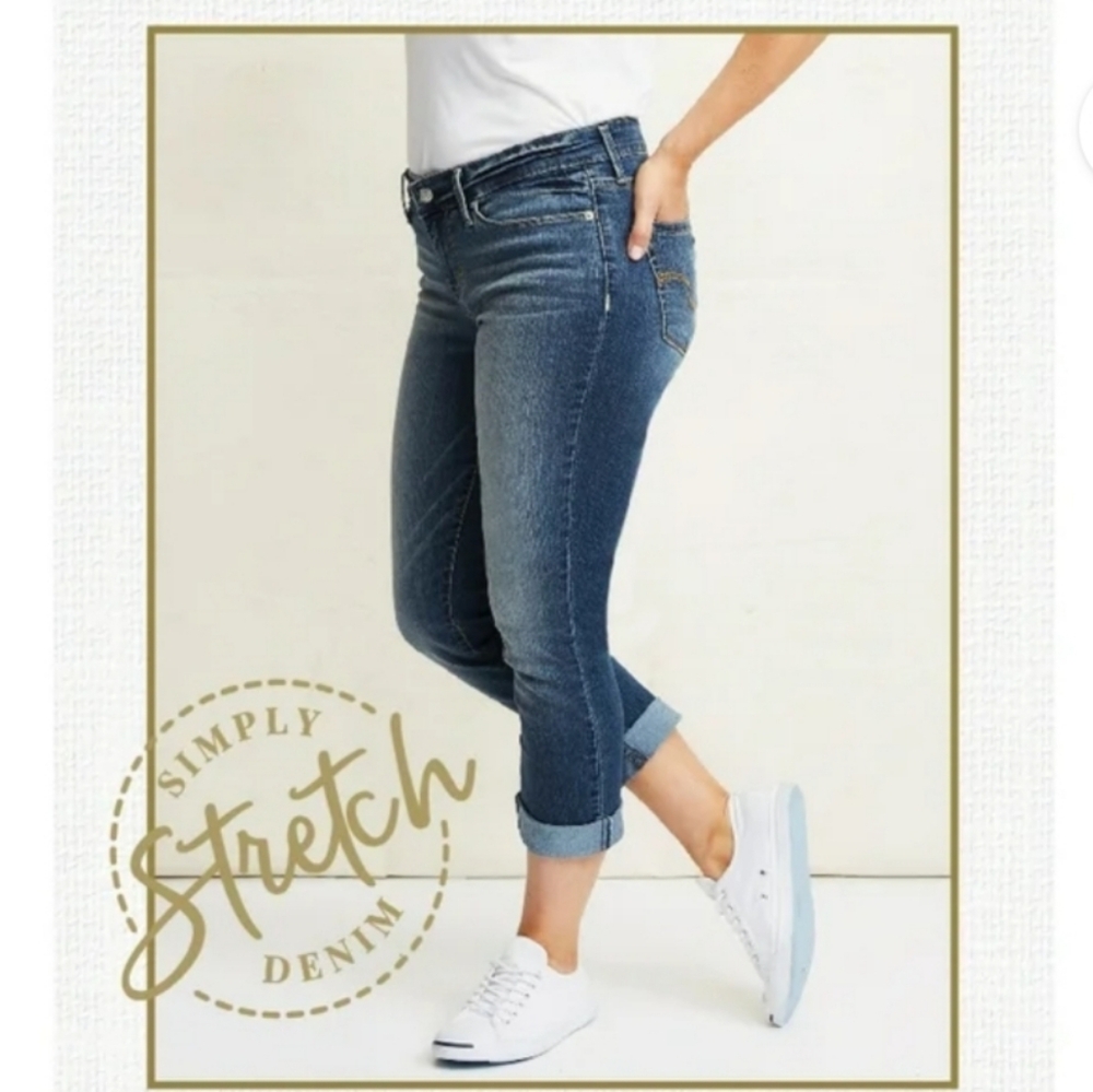 Women's Signature by Levi Strauss modern Cropped Capri 14 - Picture 4 of 12